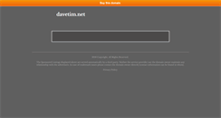 Desktop Screenshot of davetim.net